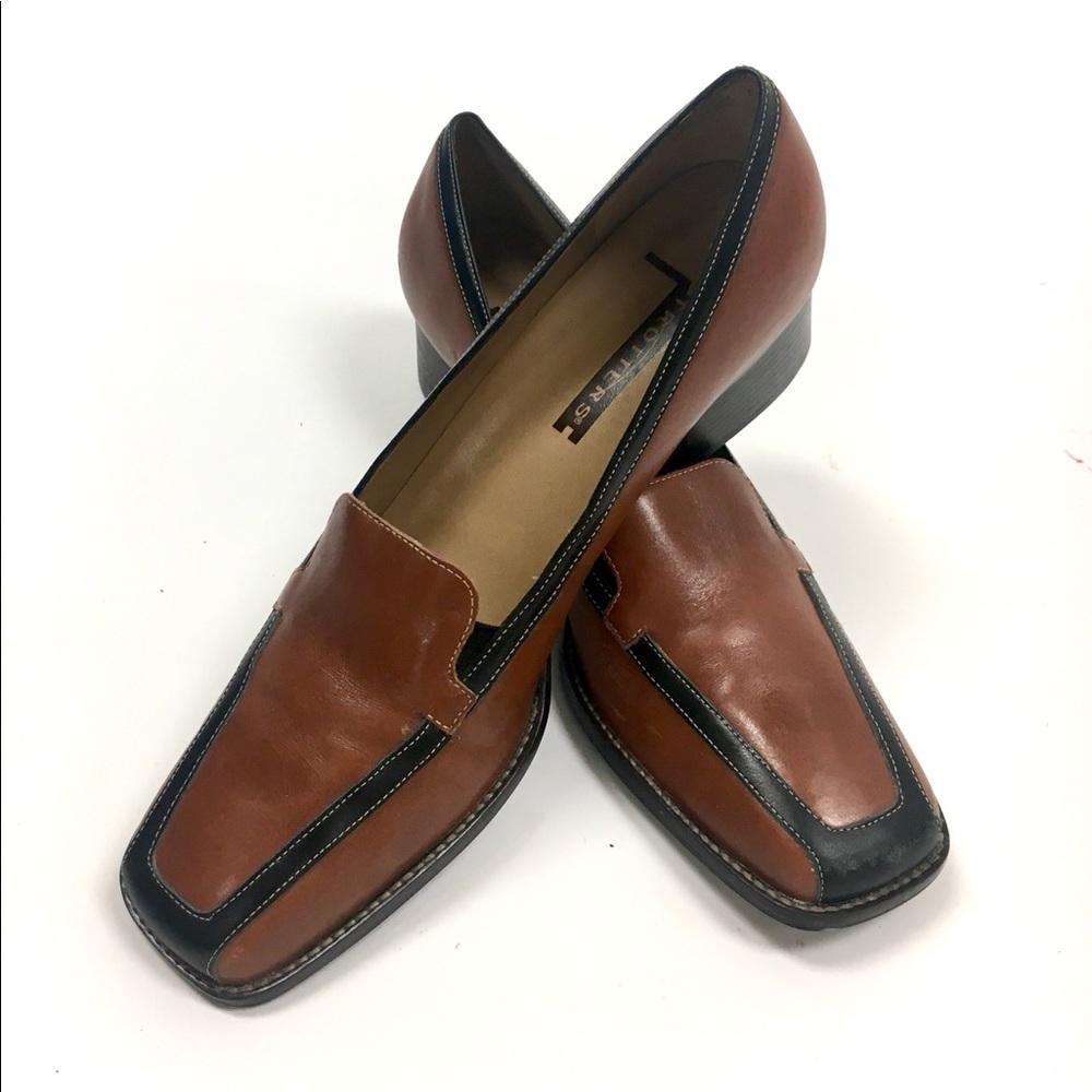 Gorgeous Trotters Tiffany Slip On Casual Heels. 9S AAA